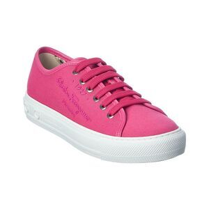 Ferragamo Mediterr Eco Canvas Sneaker, Pink